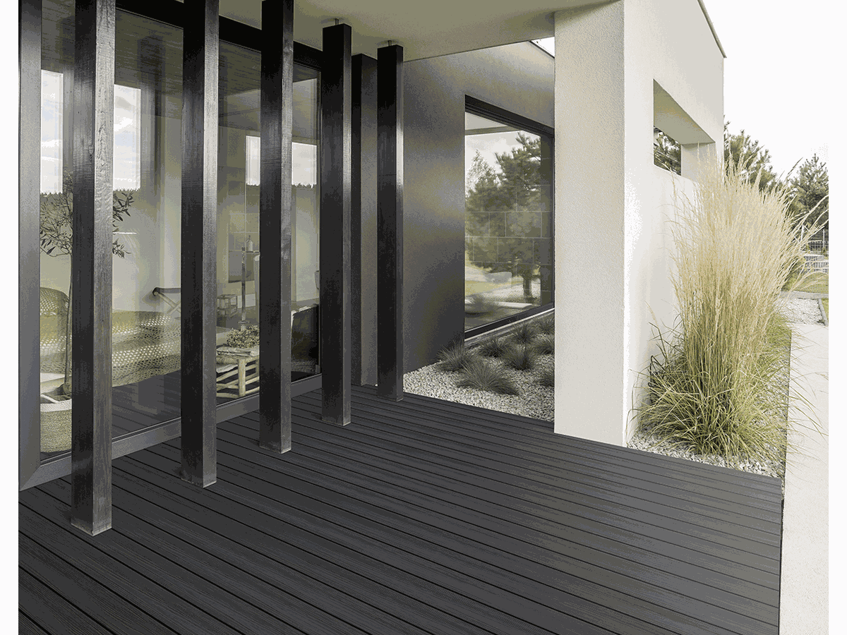 Terrassendiele QUALIWOOD RIVIERA BPC Cannes genutet