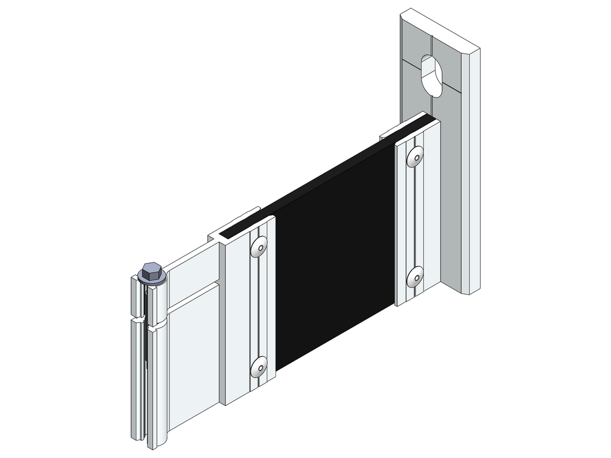 Fassaden Montagezubehör Ecolite® Thermo H-Konsole k-80-1LL-o