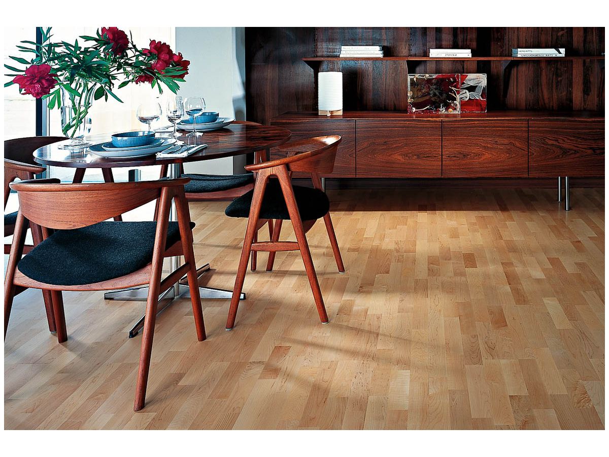 Kährs 3-Stab Design Collection Ahorn kanadisch 46.1 natur Town Lack