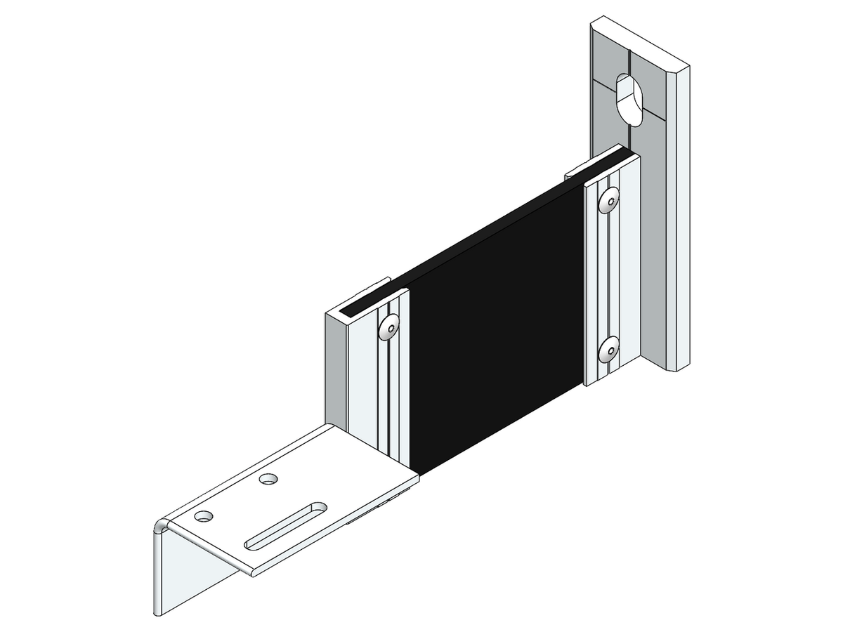 Fassaden Montagezubehör Ecolite® Thermo H-Konsole Au-80-1LL-o