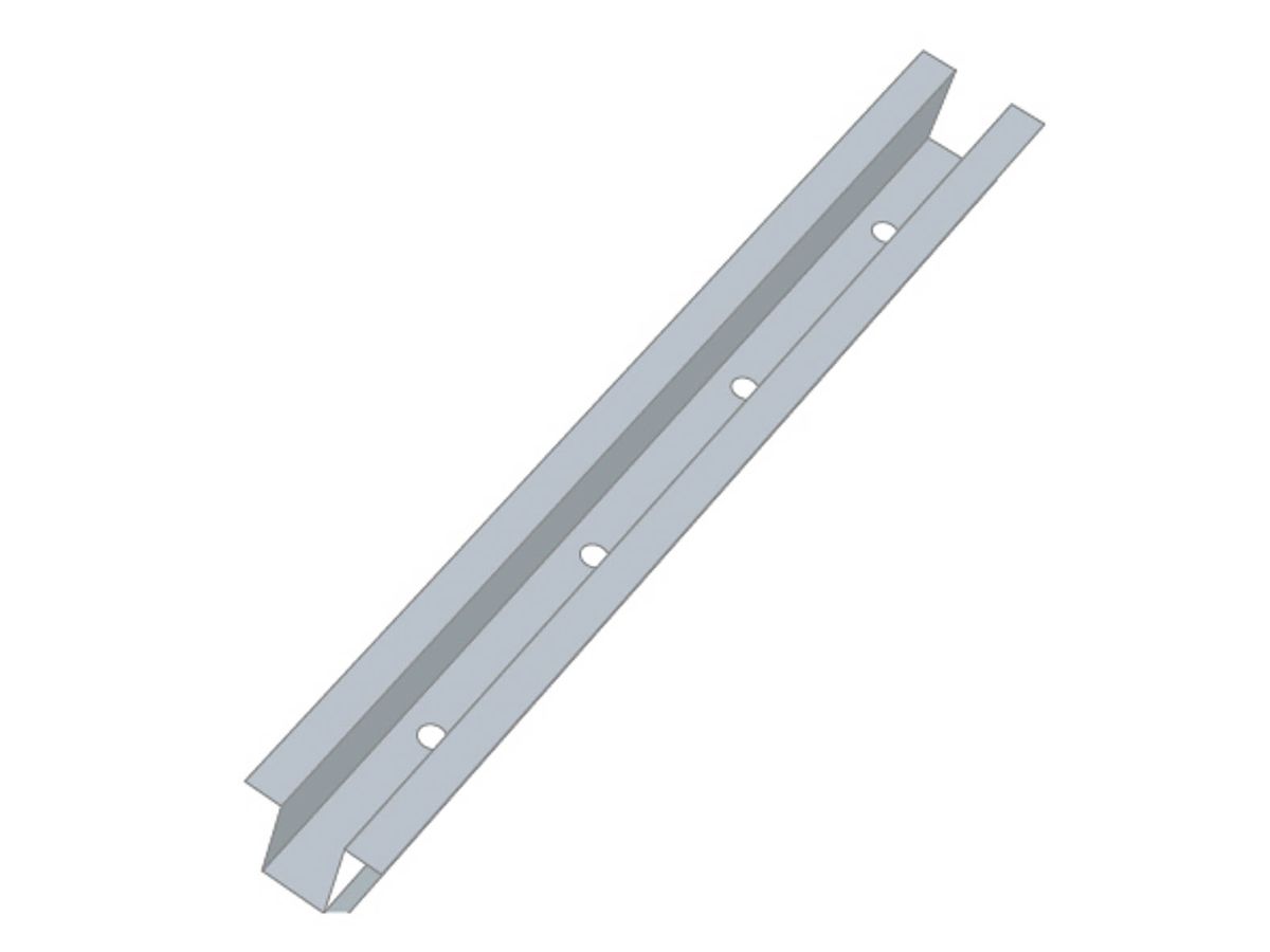 Montagematerial Krono SwissClic Panel Rail H Black Nr. 2519 Pack à 10Stk. | Verbrauch: ca. 1Stk./m2