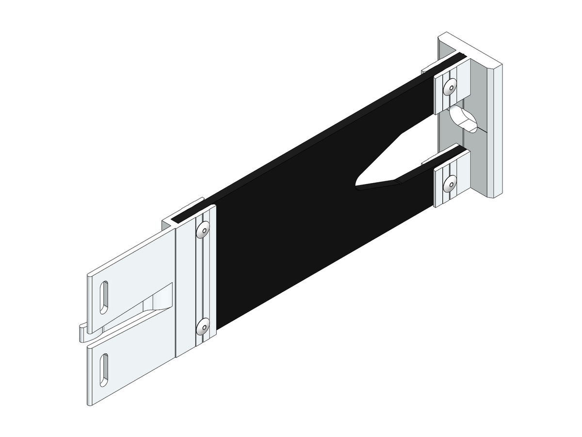 Fassaden Montagezubehör Ecolite® Thermo H-Konsole k-FP-120-1LL-o