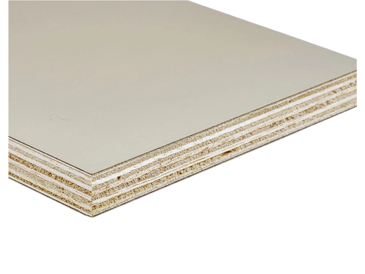 Leichtbauplatte epicPLY belegt 2-seitig HPL 3104 elfenbein extrem matt