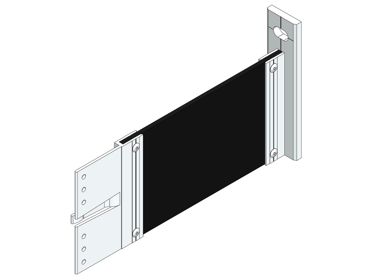 Fassaden Montagezubehör Ecolite® Thermo H-Konsole k-FP-120-1LL-o