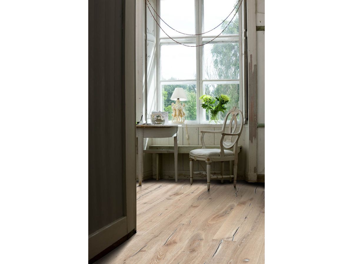 Kährs Öland Collection Eiche 142.3 antikweiss Country++ Altholzdesign Naturöl