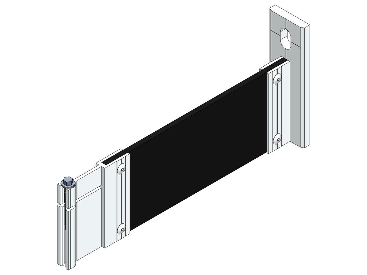 Fassaden Montagezubehör Ecolite® Thermo H-Konsole k-80-1LL-o