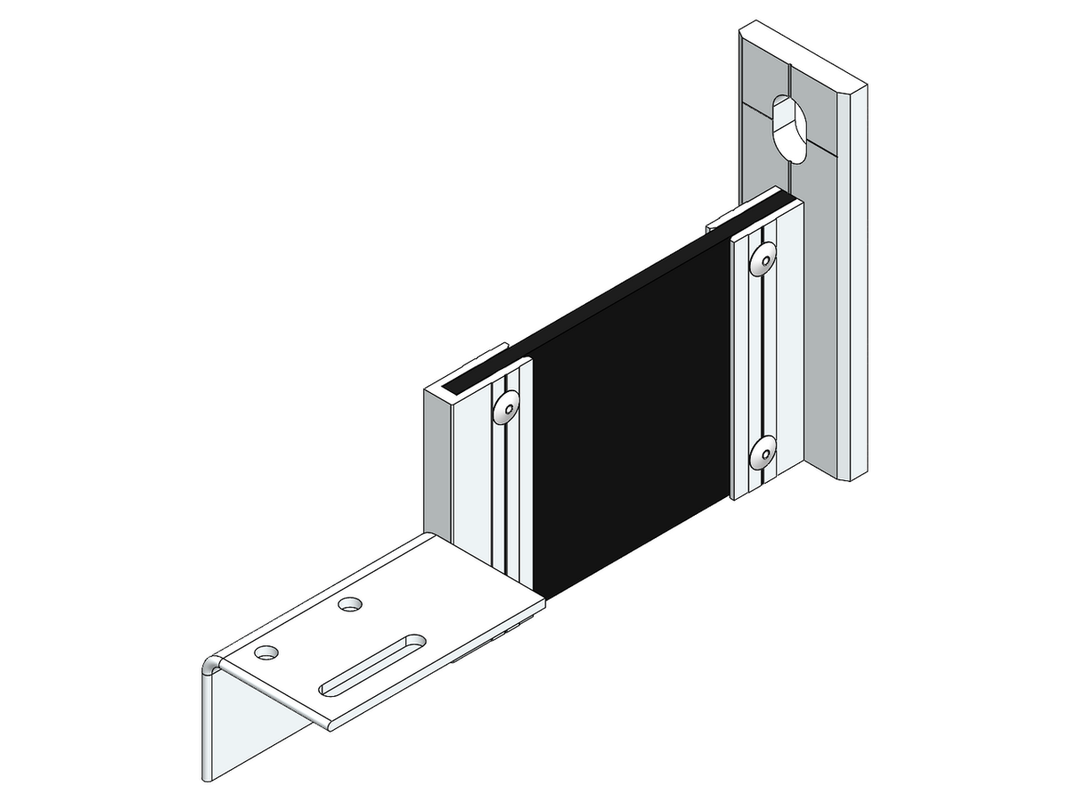 Fassaden Montagezubehör Ecolite® Thermo H-Konsole Au-80-1LL-o