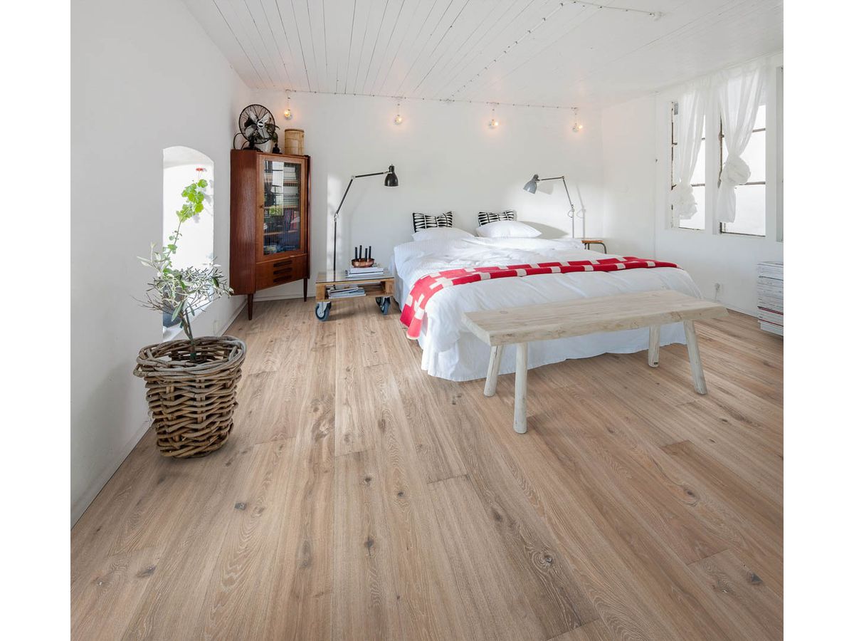 Kährs Öland Collection Eiche 141.3 antikweiss Country+ Astumhobelung Microfasen Naturöl