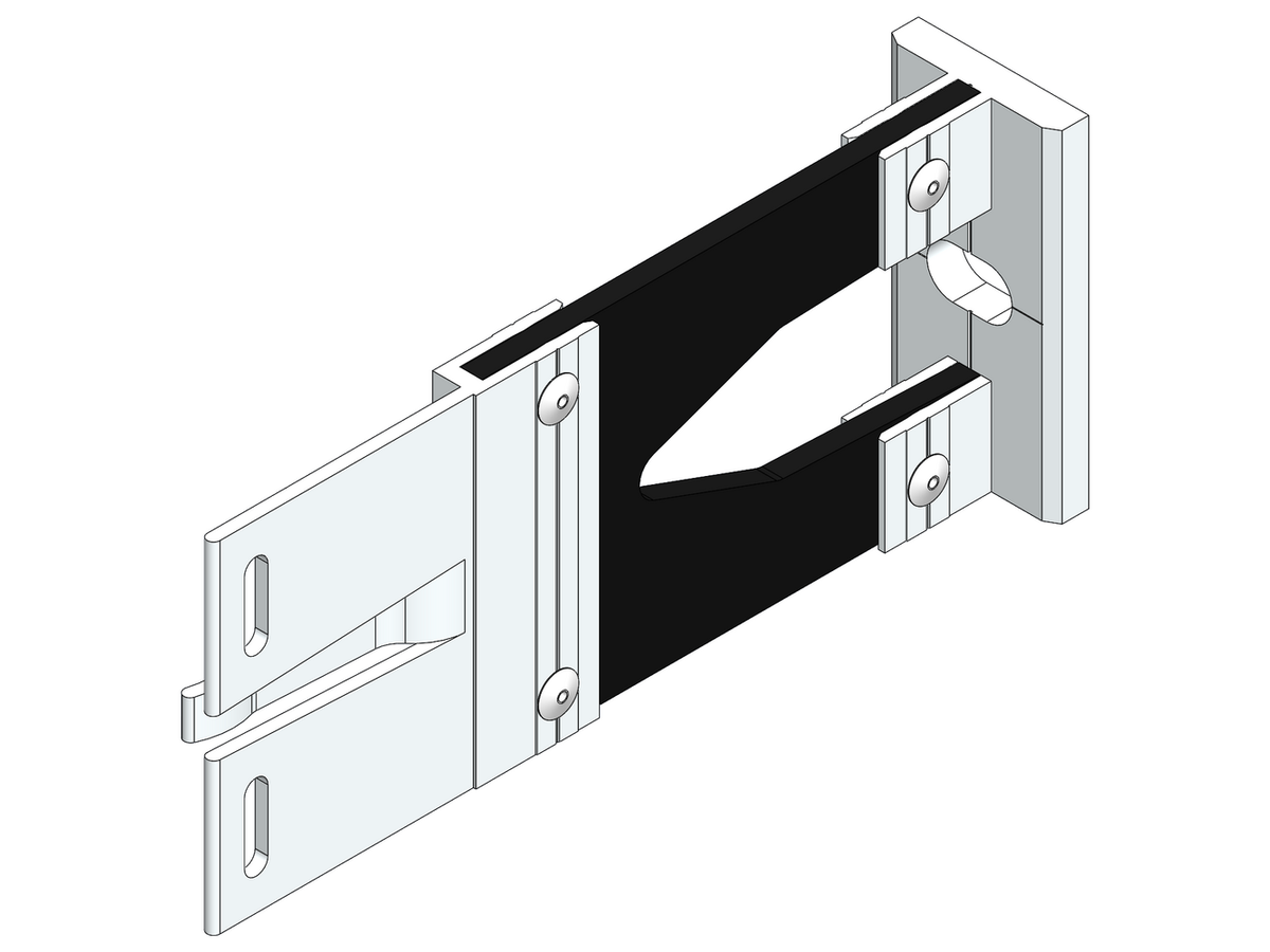 Fassaden Montagezubehör Ecolite® Thermo H-Konsole k-FP-120-1LL-o