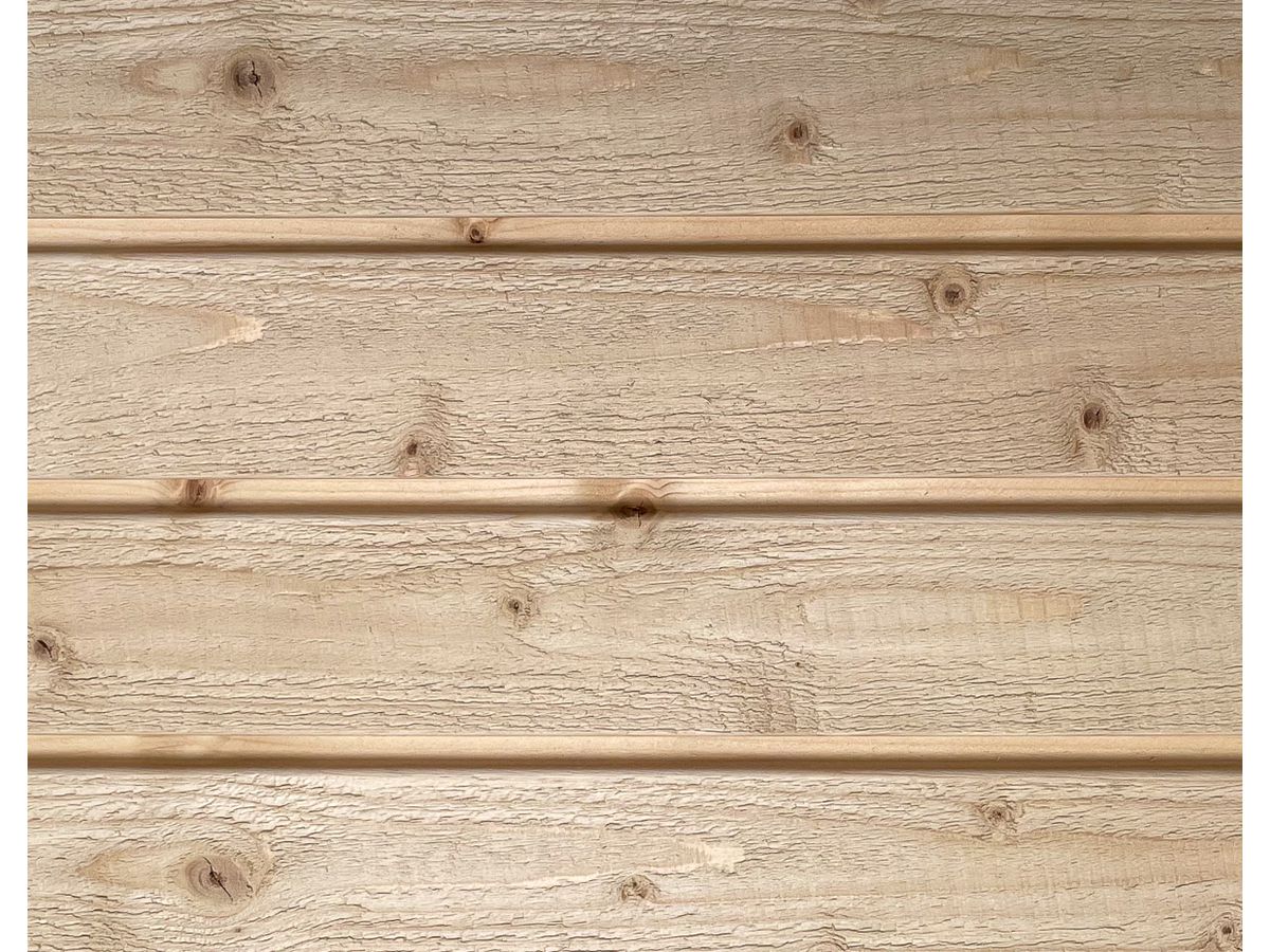 Fassade Schalung QUALIWOOD Rhomboid Fichte Nord N1 Sichtseite sägeroh Profil 23 N+K