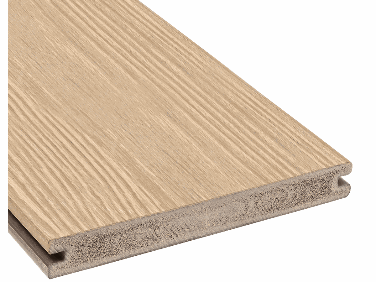 Terrassendiele QUALIWOOD RIVIERA BPC Portofino genutet