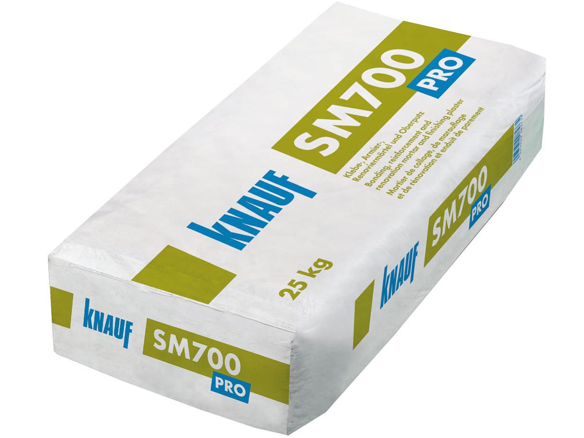 Klebe- und Armierungsmörtel SM 700 Pro, Sack à 25 kg (kn) Verbrauch 5.0 kg/m2, 5.0 m2/Sack  Nr. 164930