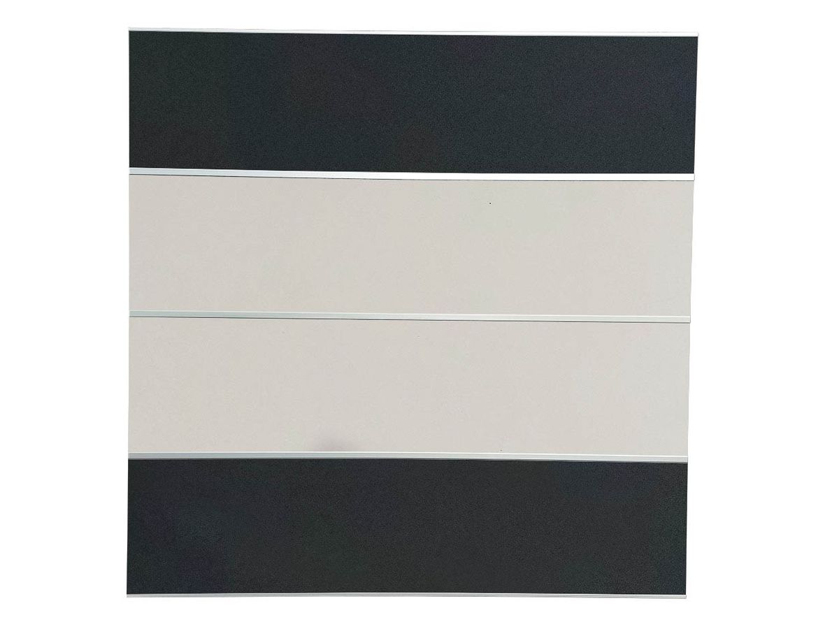 Terrassen Sichtschutz Elevato Element Typ 1 HPL anthrazit/lichtgrau