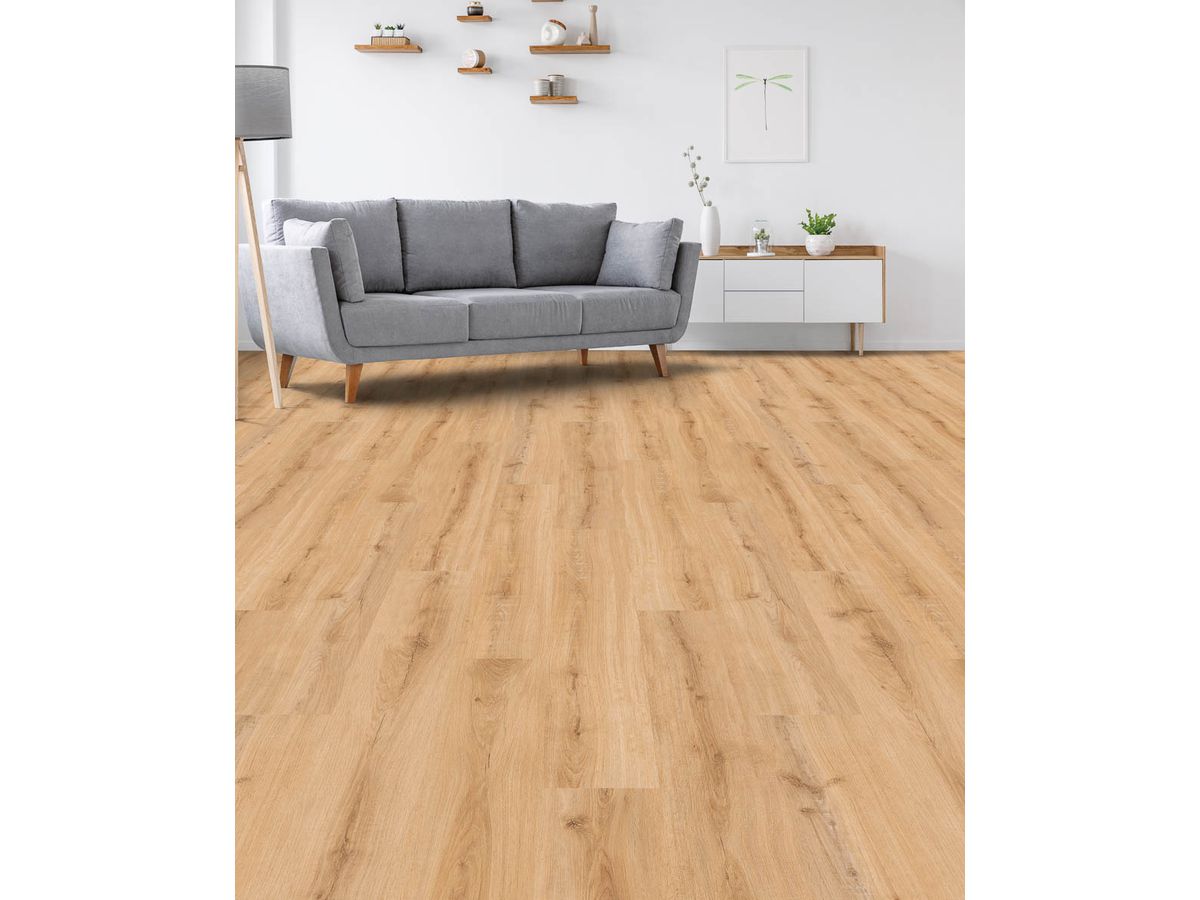 Design Korkboden Corelan HDF Klick Eiche Savanne Struktur S-Microfase lackiert HC