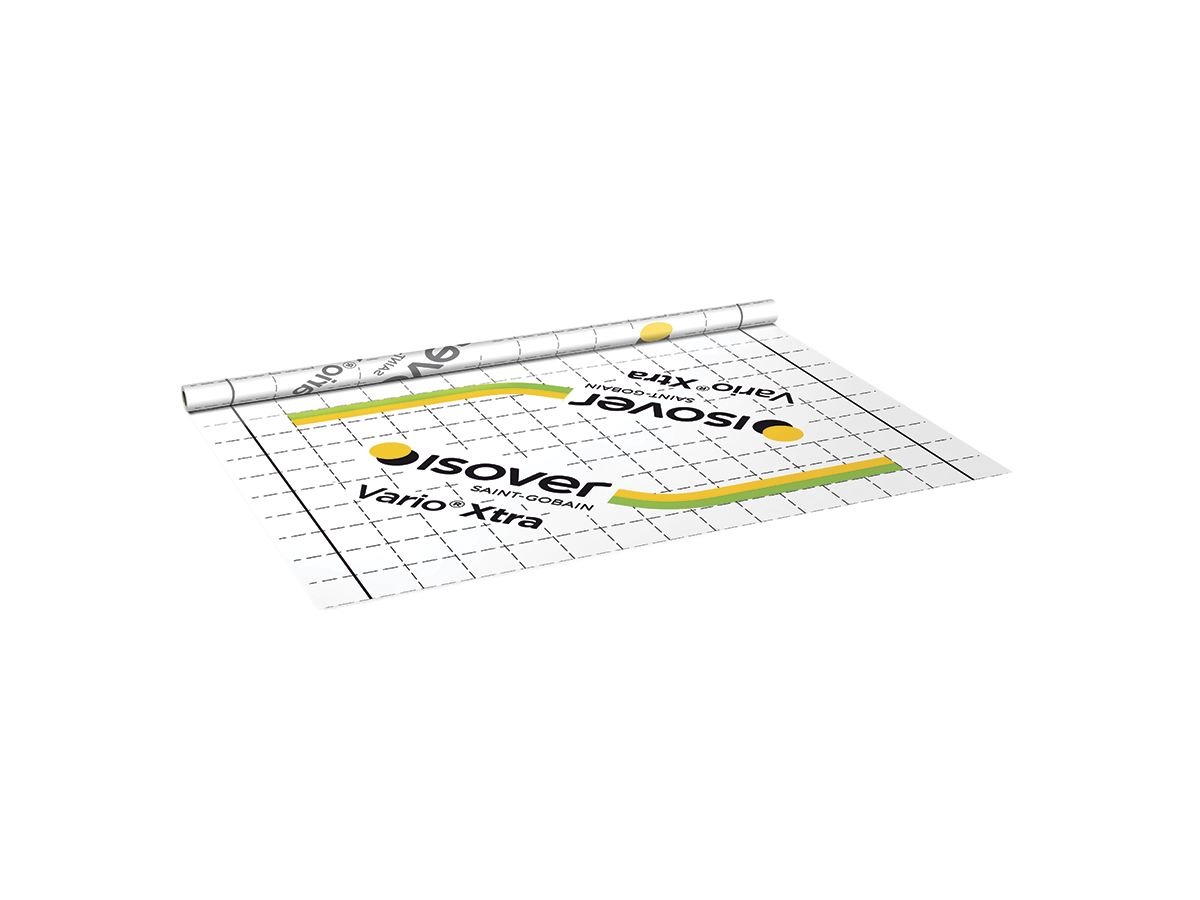 Dampfbremse Vario Xtra feuchtevariabel  SD-Wert 0.3-20m, Euroklasse E (Isover) Rolle à 60 m2