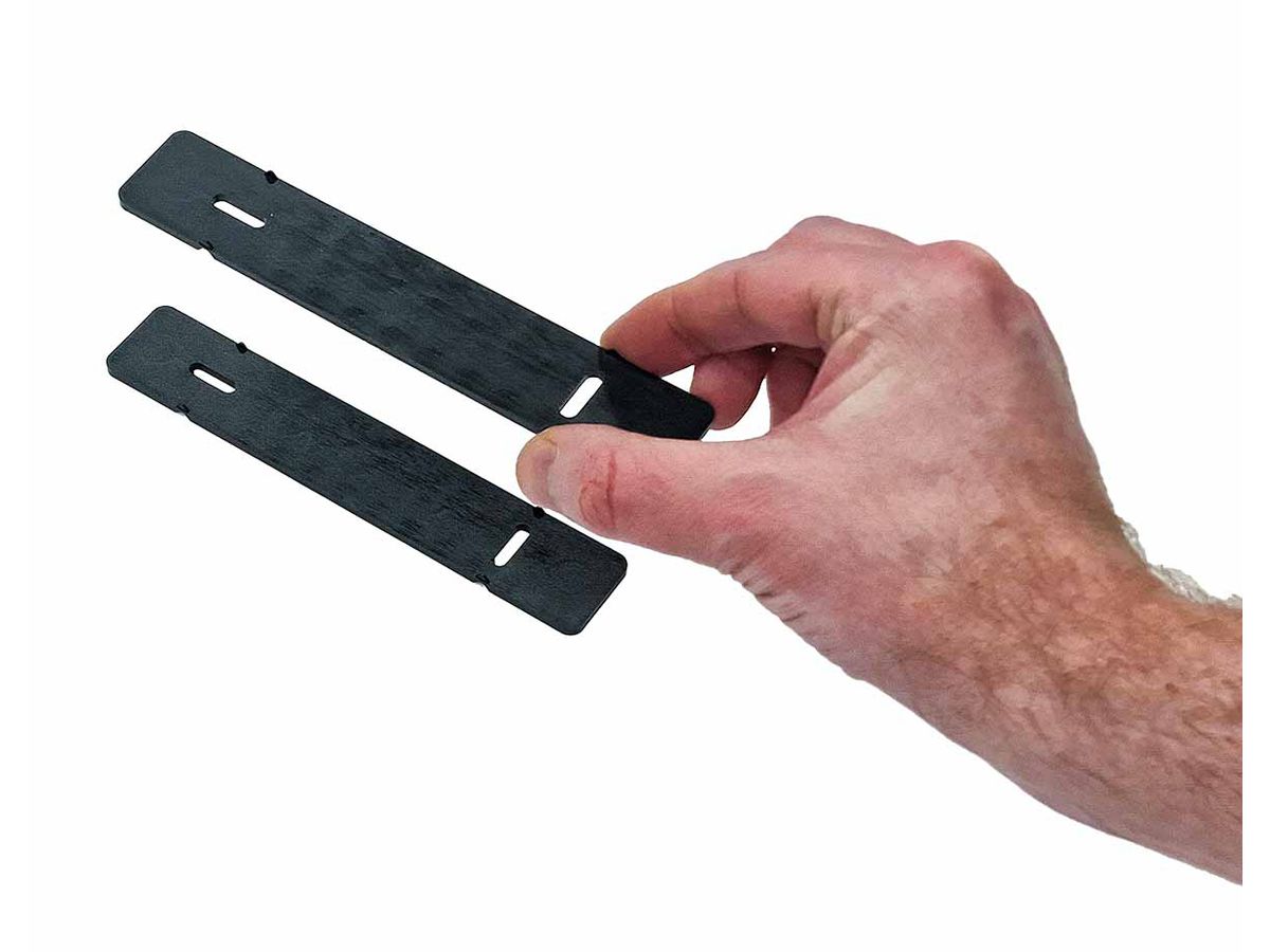 Unterlegplatte 154 x 28 x 3mm Drainage-/Belüftungsprofil 50Stk