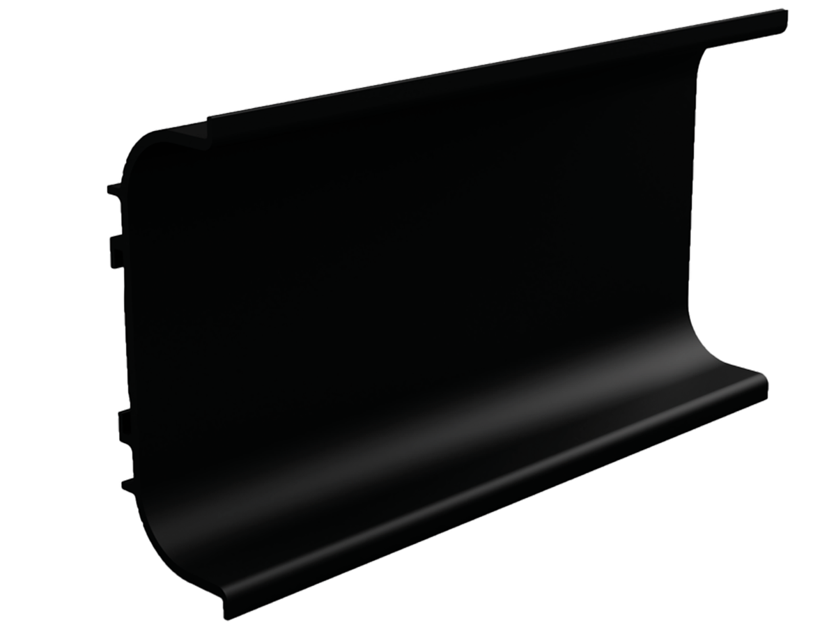 Griffmulde U-Form Horios schwarz eloxiert Axossa® Griffmulden-System