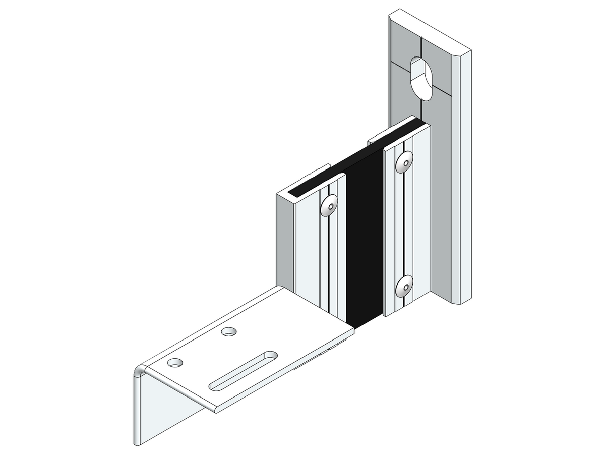 Fassaden Montagezubehör Ecolite® Thermo H-Konsole Au-80-1LL-o