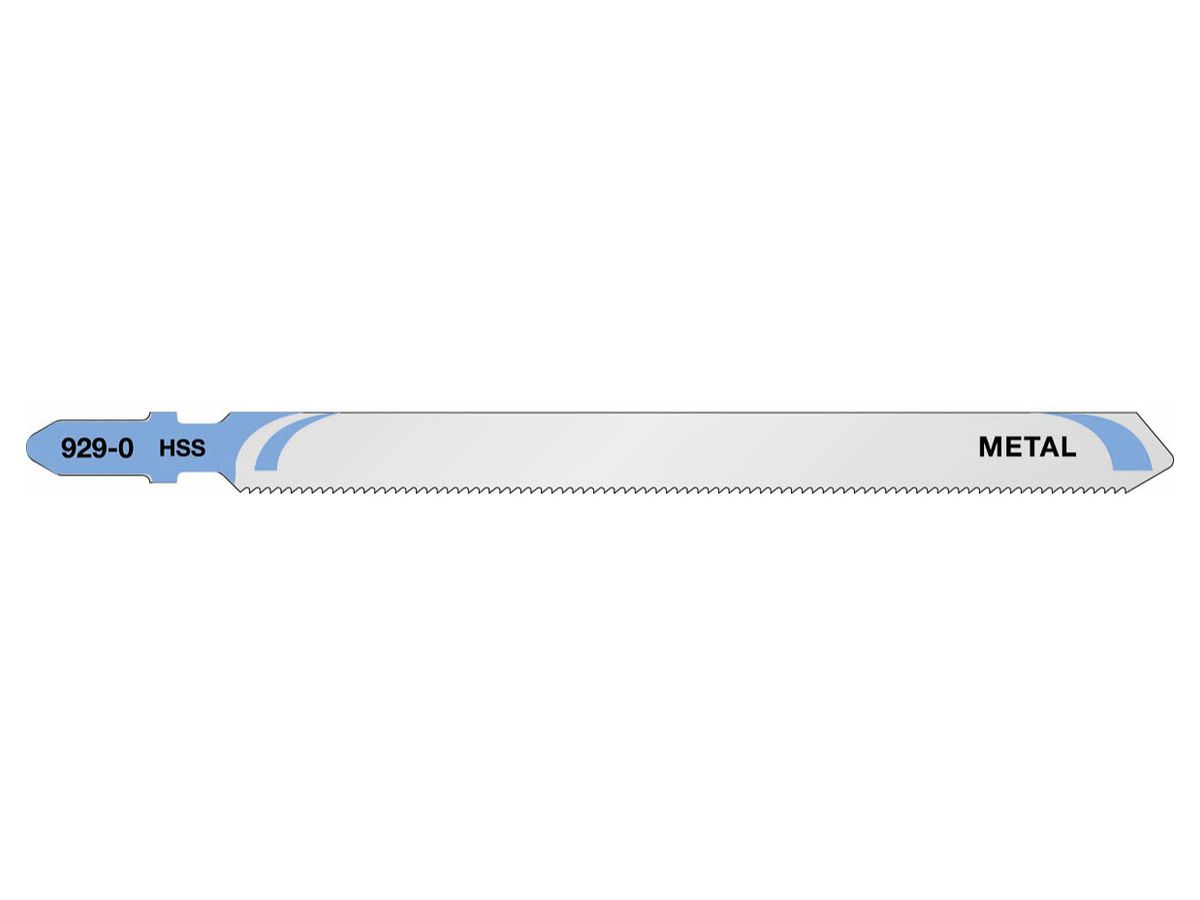 DeWalt HSS-Stichsägeblatt für Metall 1.5-3mm, Alu bis 65 mm, Arbeitslänge: 108 mm (Set à 5 Stk) (DT2085-QZ)