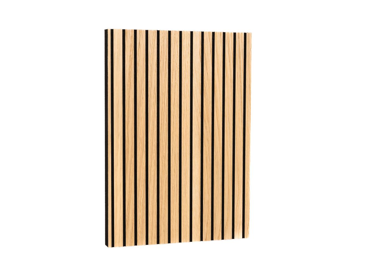 Akustikplatte LinePerf-13/4 eiche natur Steg=13mm Nut=4mm RS=ohne Oberflächenkaschierung 3200g/m2