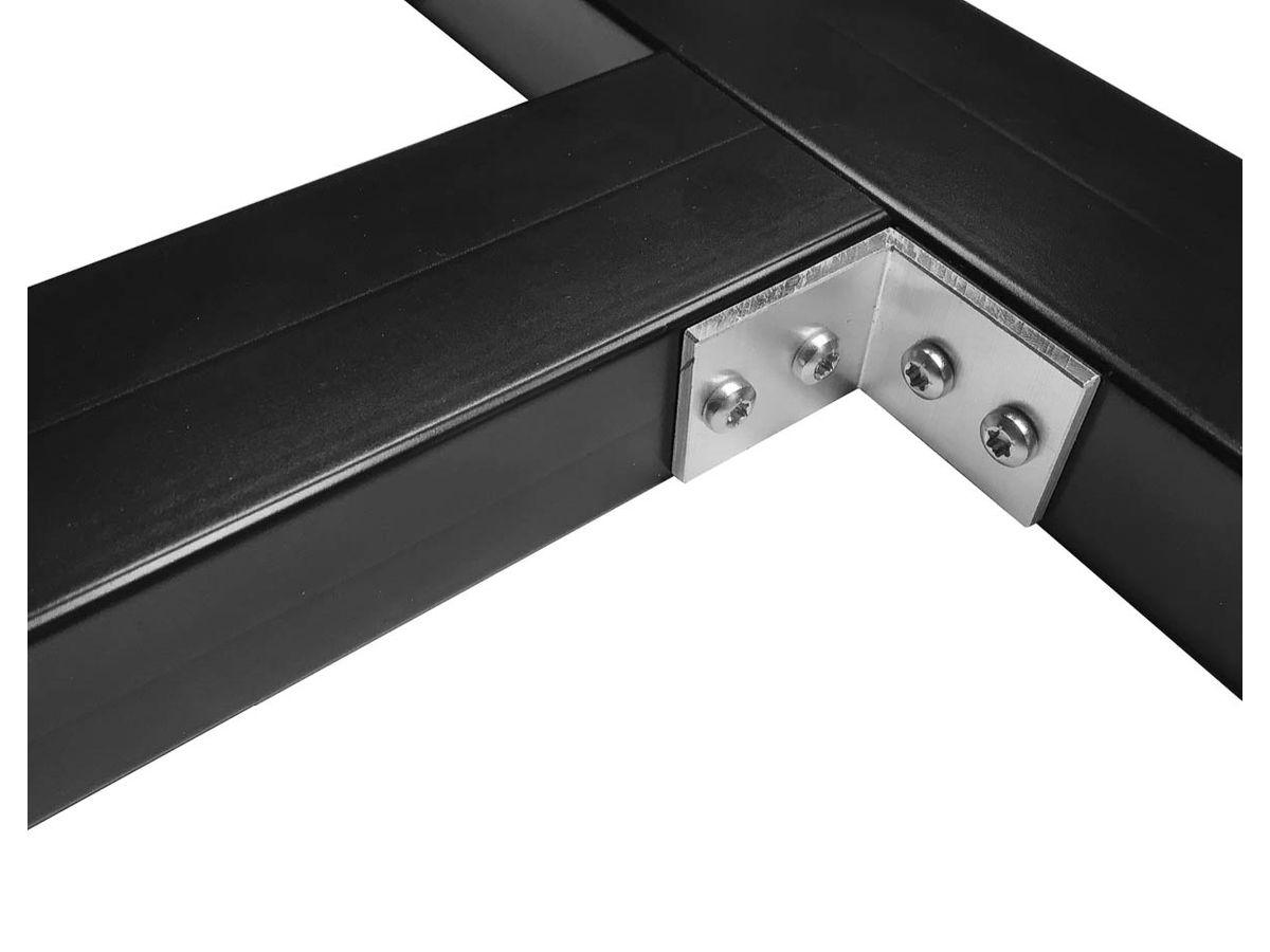 Terrassen Aluminiumwinkel für Diagonalaussteifen von Alu-UK 50x30 mm und BASE-Isostep Pk.à30Stk