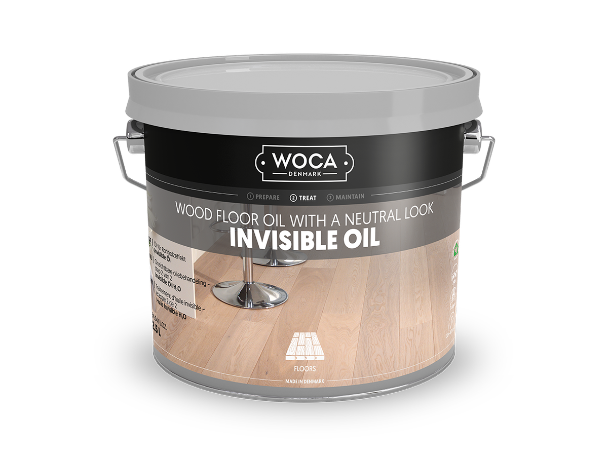 Parkett Invisible System Woca Invisible Öl (für Rohholzoptik) Step2 Gebinde à 2.5l