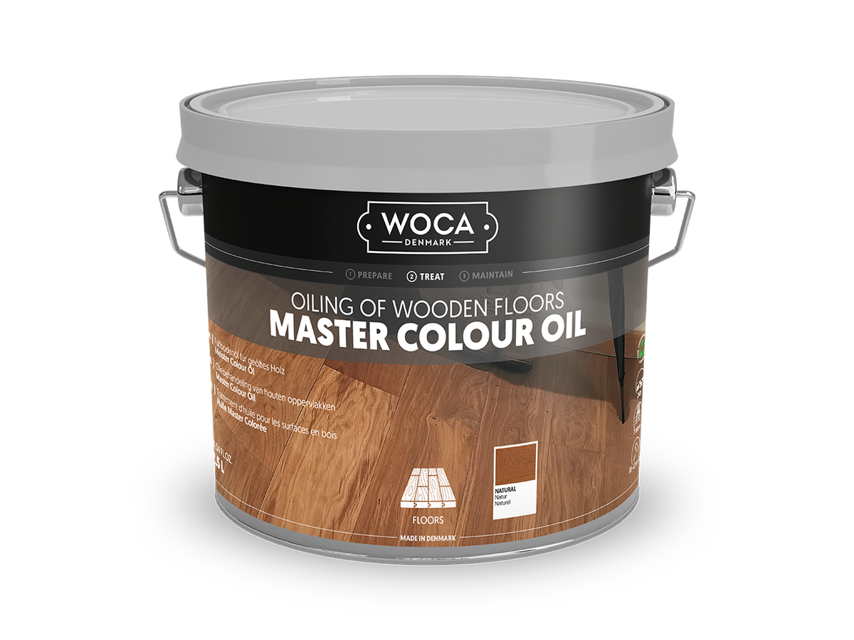 Parkett Grundbehandlung Woca Meister Bodenöl natur Gebinde à 2.5l