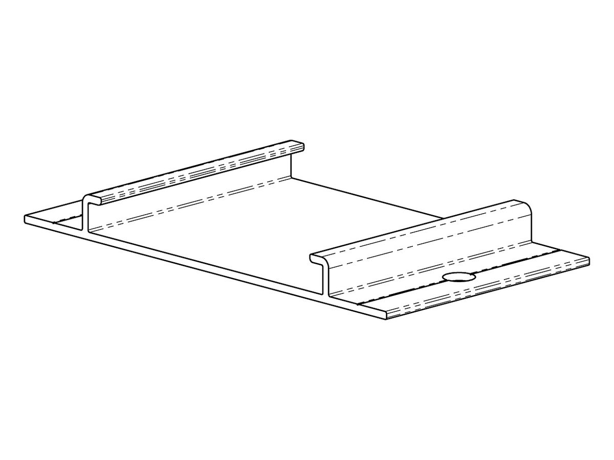 Terrassen Bodenanker für Alu-UK 80x160mm Pk.à10Stk.