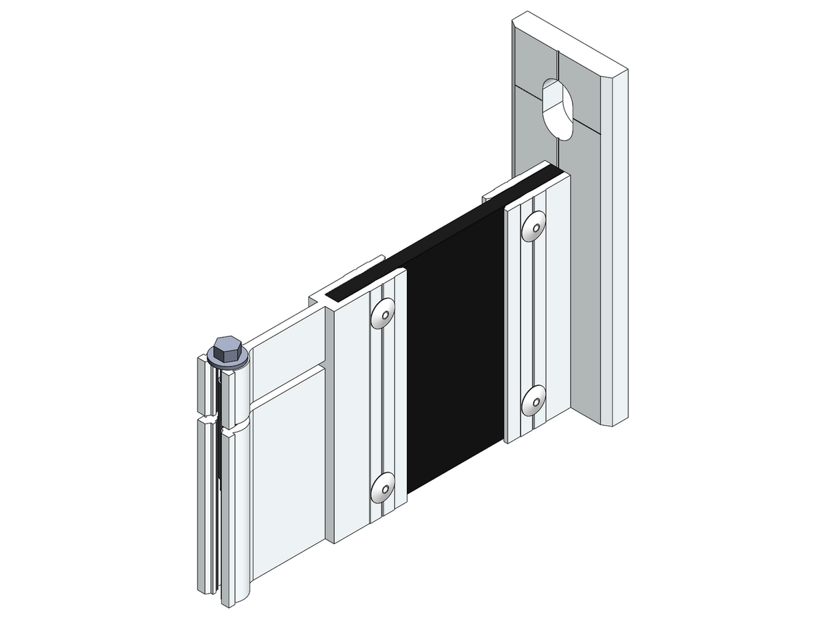 Fassaden Montagezubehör Ecolite® Thermo H-Konsole k-80-1LL-o