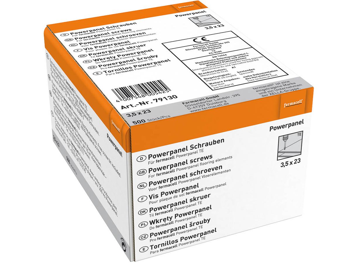 Powerpanel TE Schraube Fermacell 3.5 x 23 mm  Paket à 500 Stk.