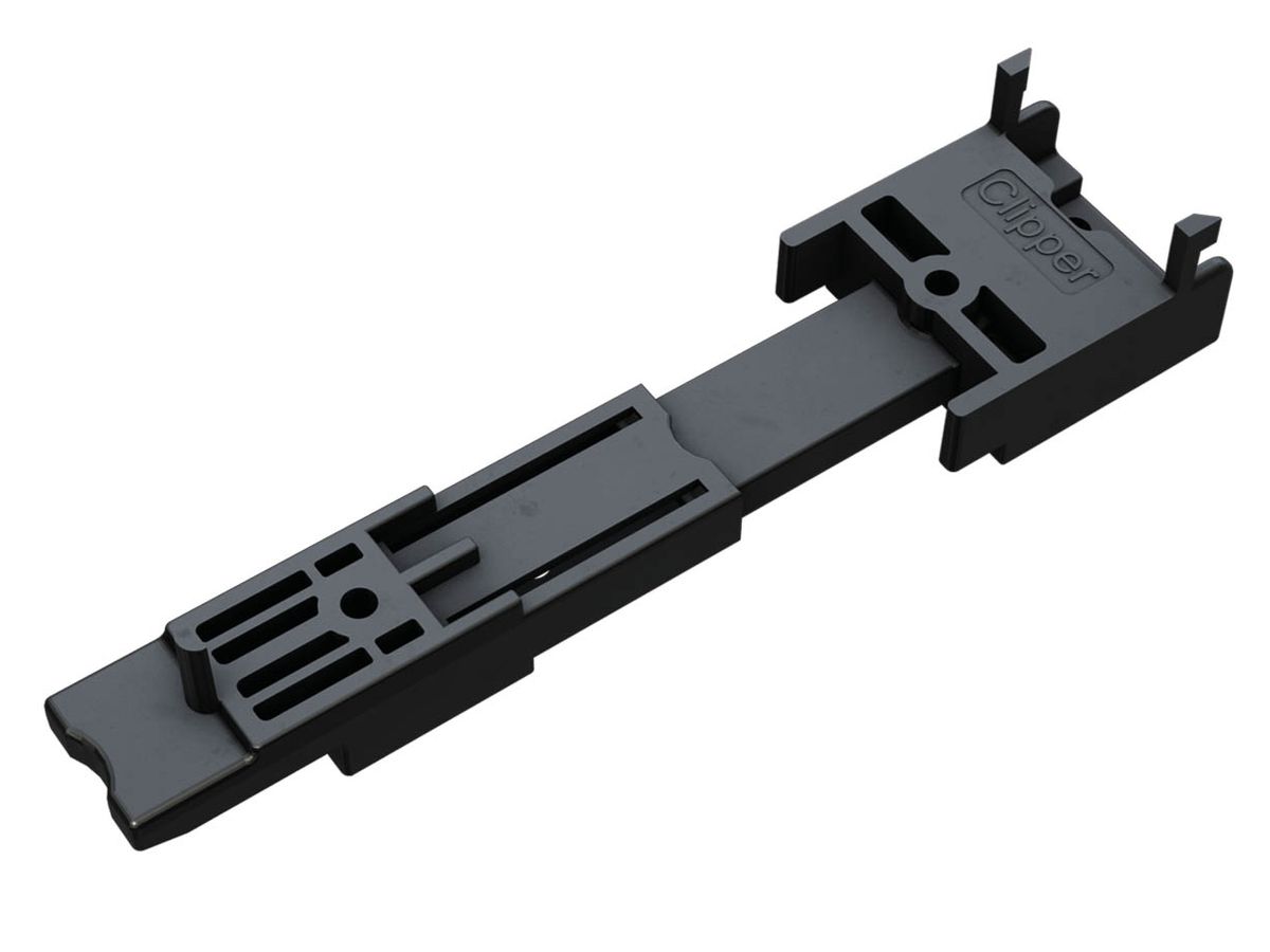 Terrassen Befestigung Clipper für Alu-UK Dielenbreite 120-150mm Dielenstärke 20-24mm inkl. Edelstahlschrauben A2 Pk.à20Stk.