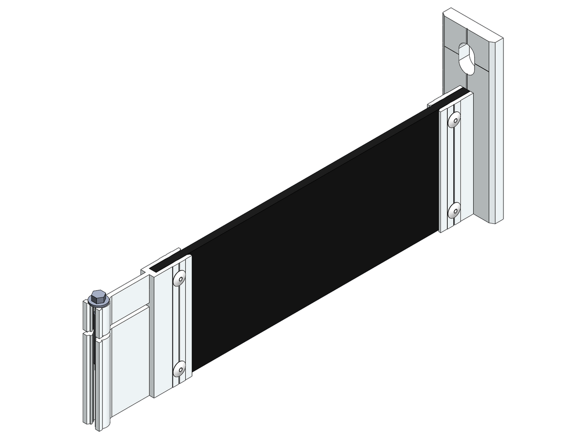 Fassaden Montagezubehör Ecolite® Thermo H-Konsole k-80-1LL-o