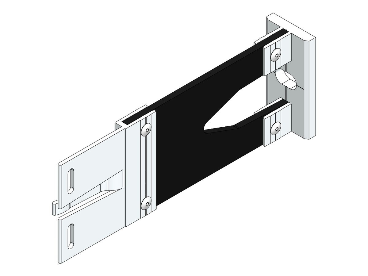 Fassaden Montagezubehör Ecolite® Thermo H-Konsole k-FP-120-1LL-o