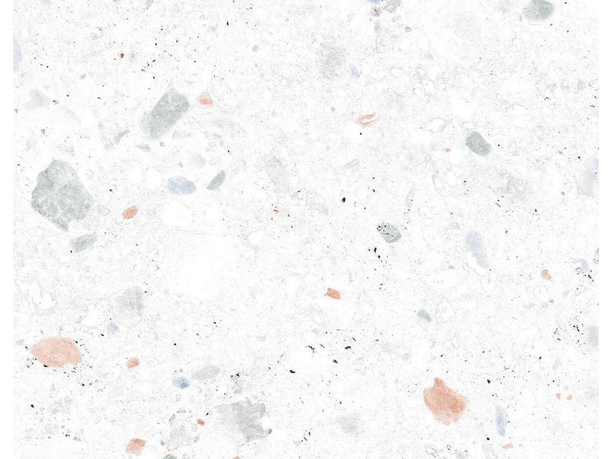 Spanplatte beschichtet SwissDecor Design D70060 Terrazzo Fresh TO TouchOne SwissKrono P2 E1-D2020 Aufbau Einblatt