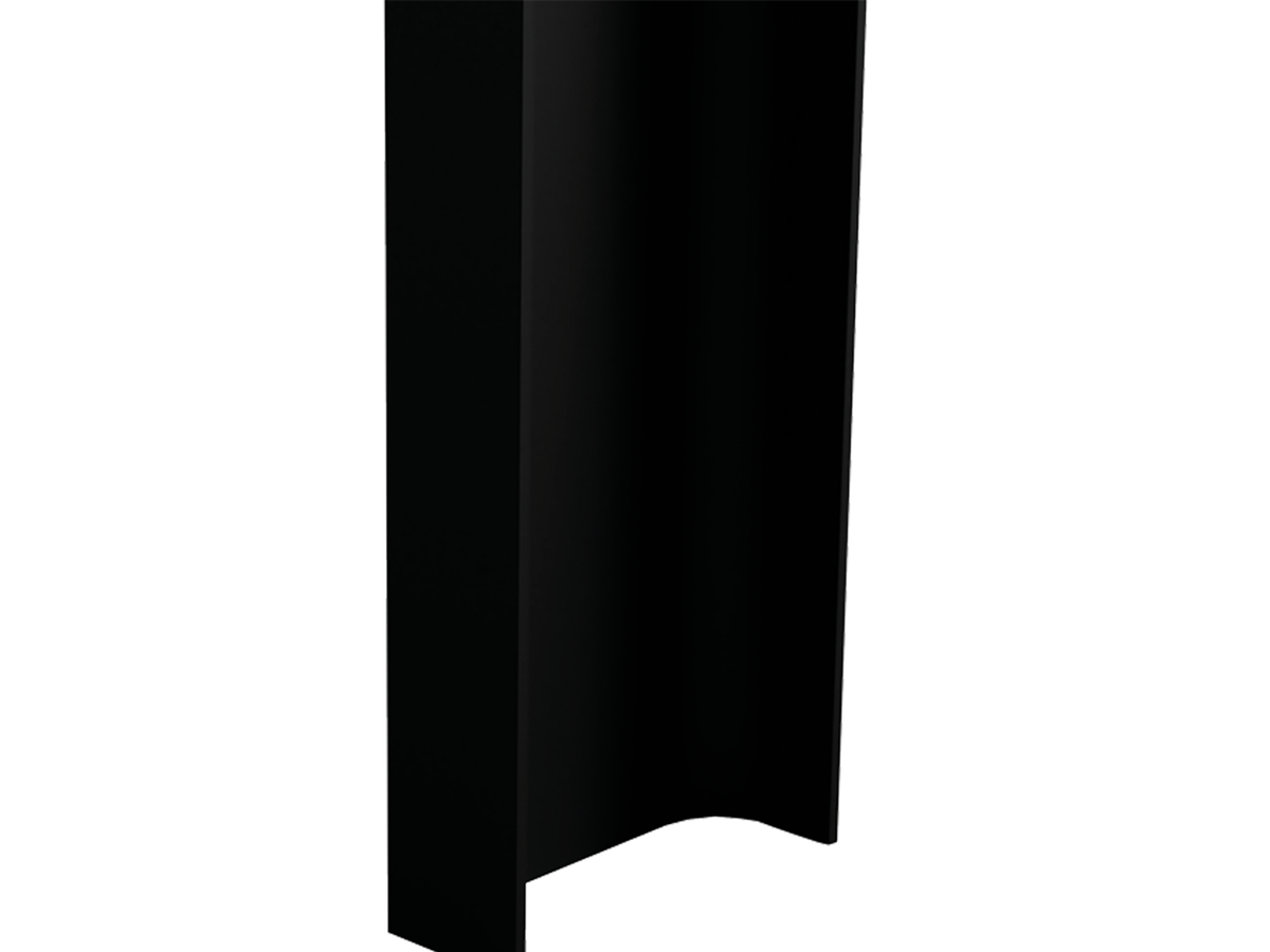 Griffmulde U-Form Vertios schwarz eloxiert Axossa® Griffmulden-System