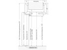 Türfutter JeldWen VZ-6 vorgrundiert Kanten rund 2x V3400 WF Schliessblech silber Band links