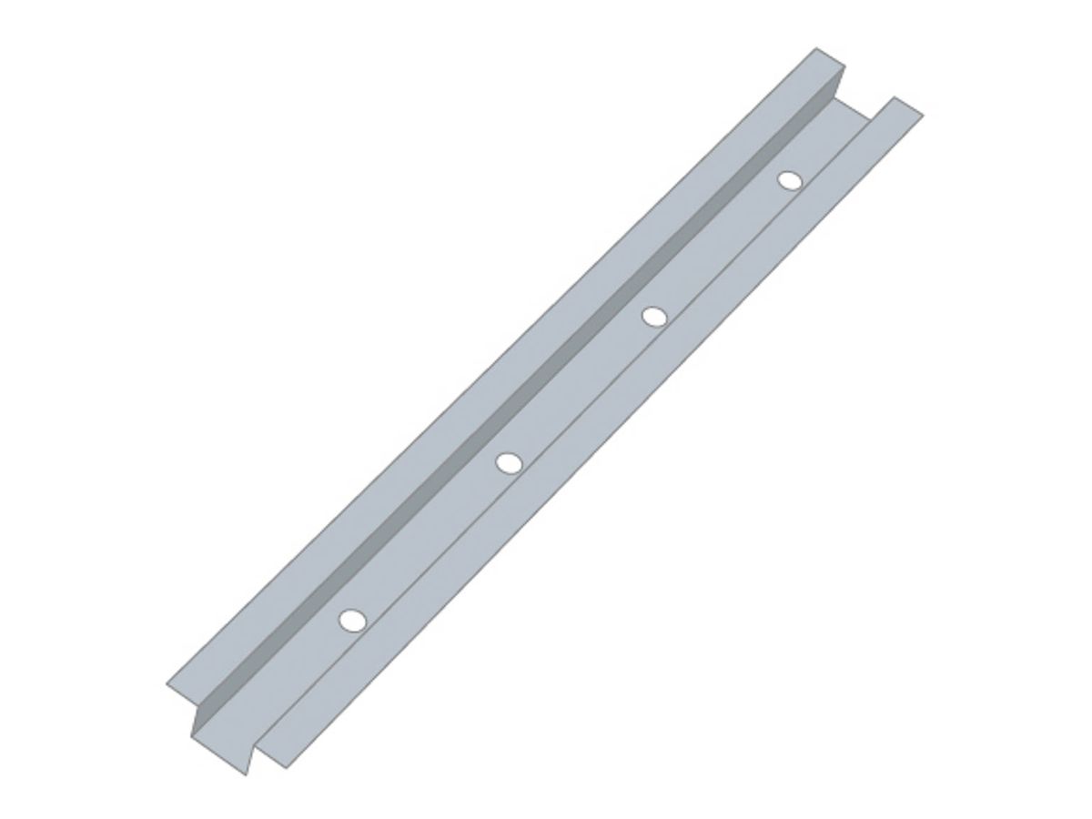 Montagematerial Krono SwissClic Panel Rail L Black Nr. 2509 Pack à 10Stk. | Verbrauch: ca. 1Stk./m2