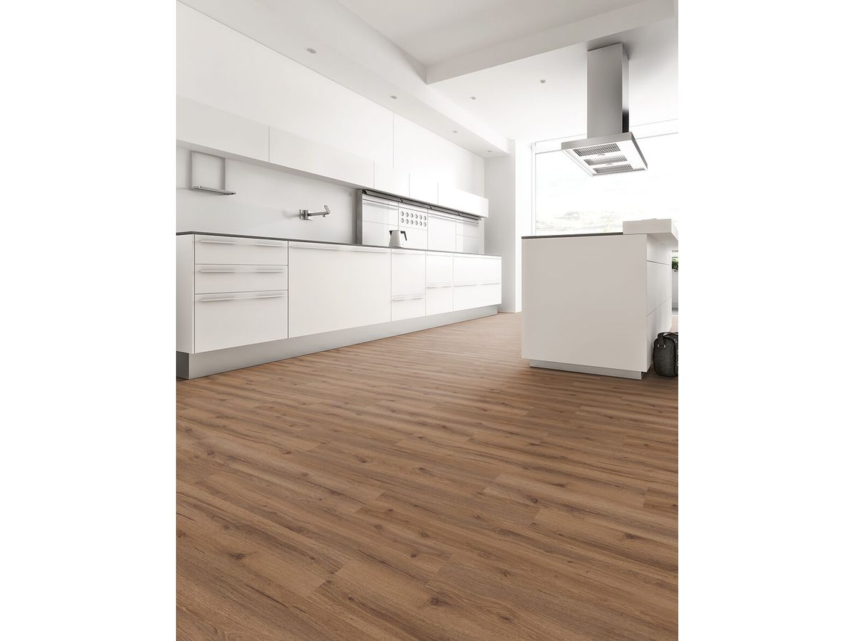 Designboden QUALIWOOD FORTIS Klebediele Eiche Pyrus Synchronprägung