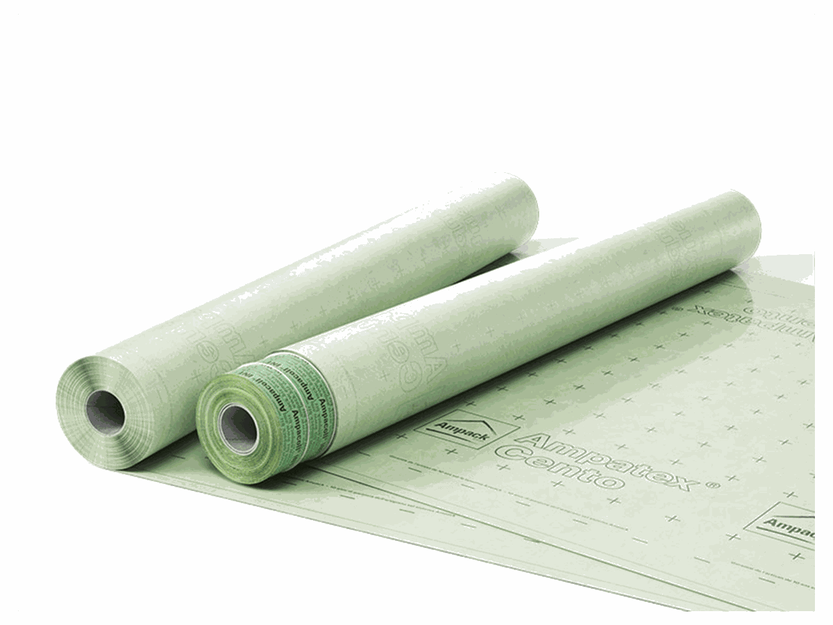 Dampfbremse Ampack Ampatex Cento SD-Wert >100m inkl. Ampacoll INT 60m