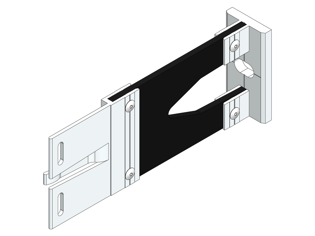 Fassaden Montagezubehör Ecolite® Thermo H-Konsole k-FP-120-1LL-o