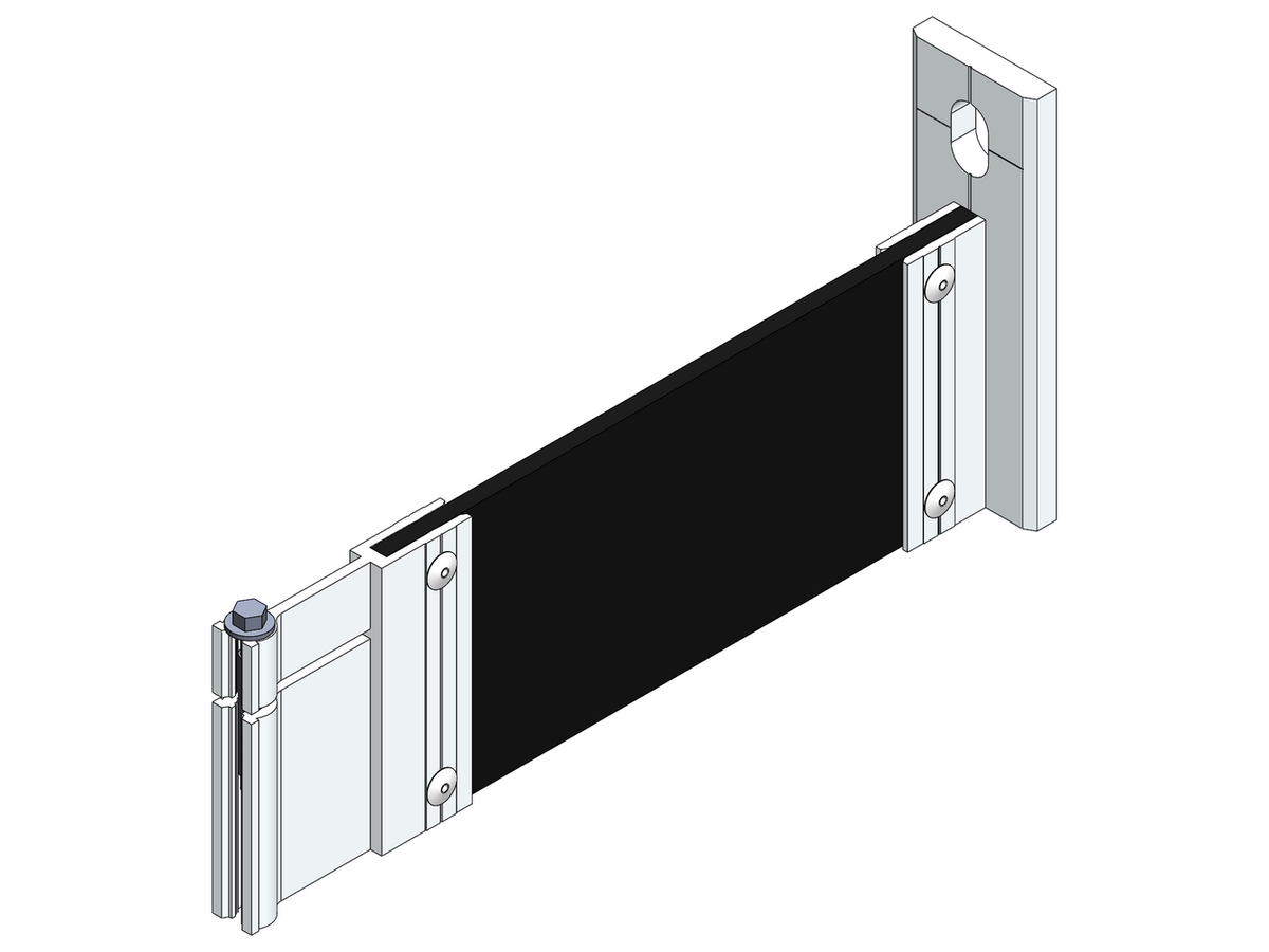 Fassaden Montagezubehör Ecolite® Thermo H-Konsole k-80-1LL-o