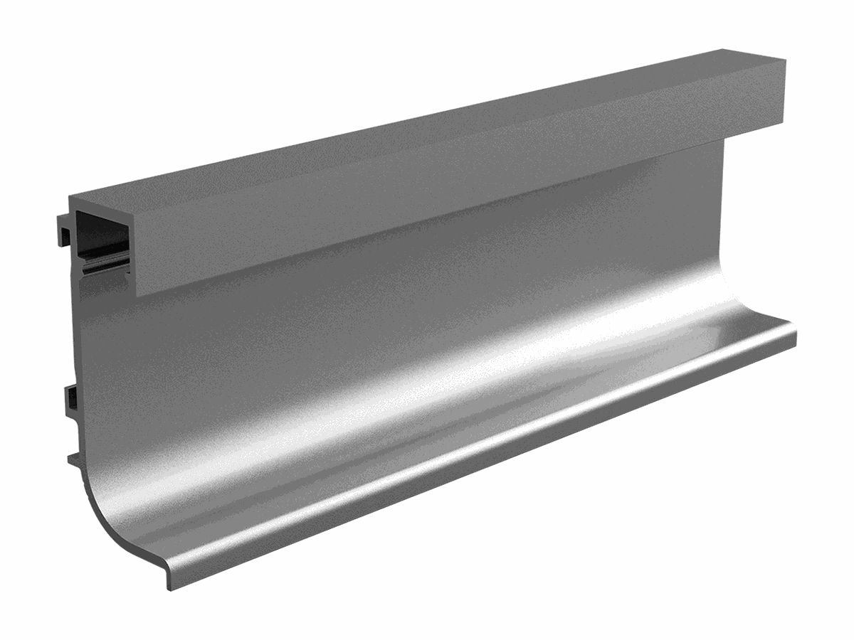 Griffmulde L-Form Horios LED alu natureloxiert Axossa® Griffmulden-System Pk. à 25Stk.