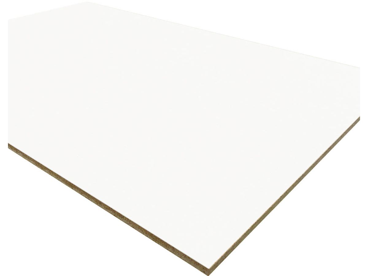 MDF Platte lackiert 2-seitig SwissMDF Lack Line L8110 weiss SwissKrono