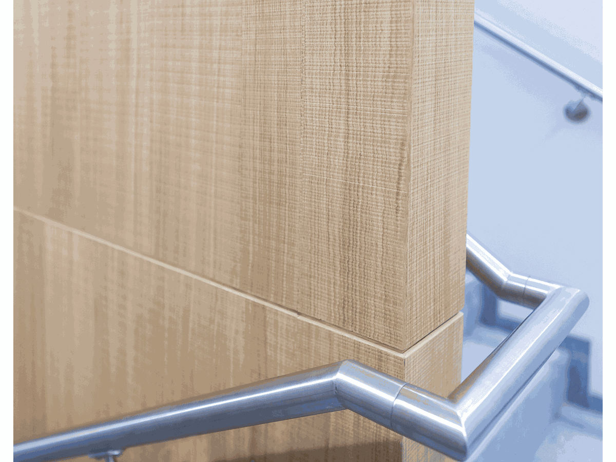 Spanplatte furniert Eiche europäisch Charismo E/EB Elegant einseitig Rough Cut P2 E1