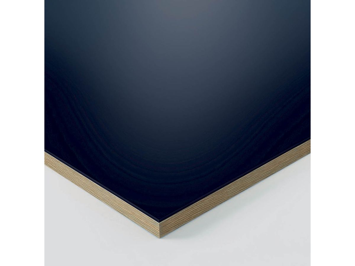 MDF Platte beschichtet 1-seitig Lackplatte PerfectSense Premium U999 Schwarz PG Gloss RS=ST9 Egger E1E05