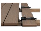 Terrassen Befestigung Clipper für Holz-UK Dielenbreite 120-150mm Dielenstärke 20-24mm inkl. Edelstahlschraube C1 Pk.à50Stk.