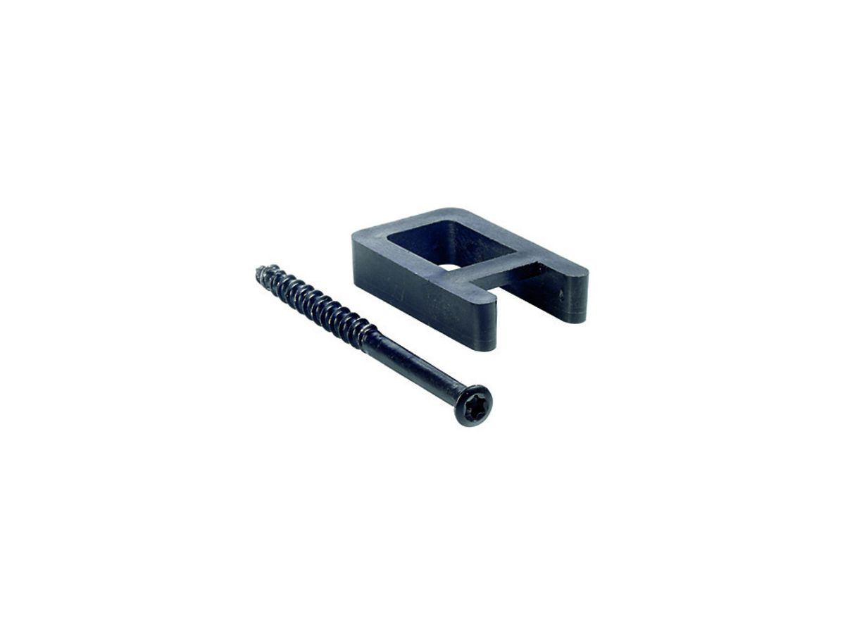 Terrassen Anfangs- und End Clip Gecko inkl. Schraube Inox A4 Pk. à 20Stk.