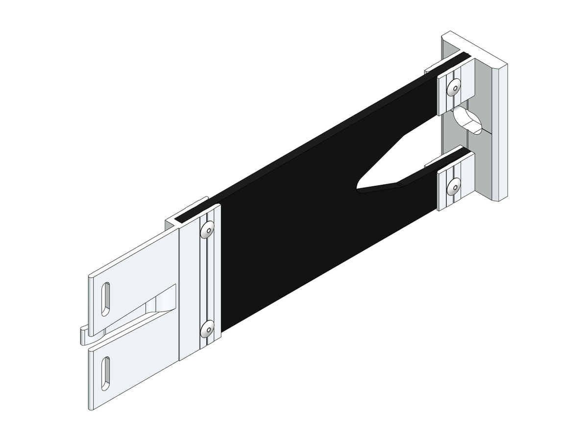 Fassaden Montagezubehör Ecolite® Thermo H-Konsole k-FP-120-1LL-o