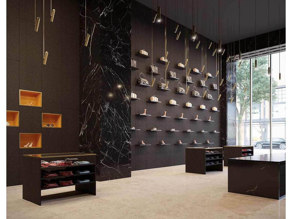 MDF Platte Innovus Coloured Deep Black E1E05 Formaldehydfrei verleimt Farbdifferenzen produktionsbedingt