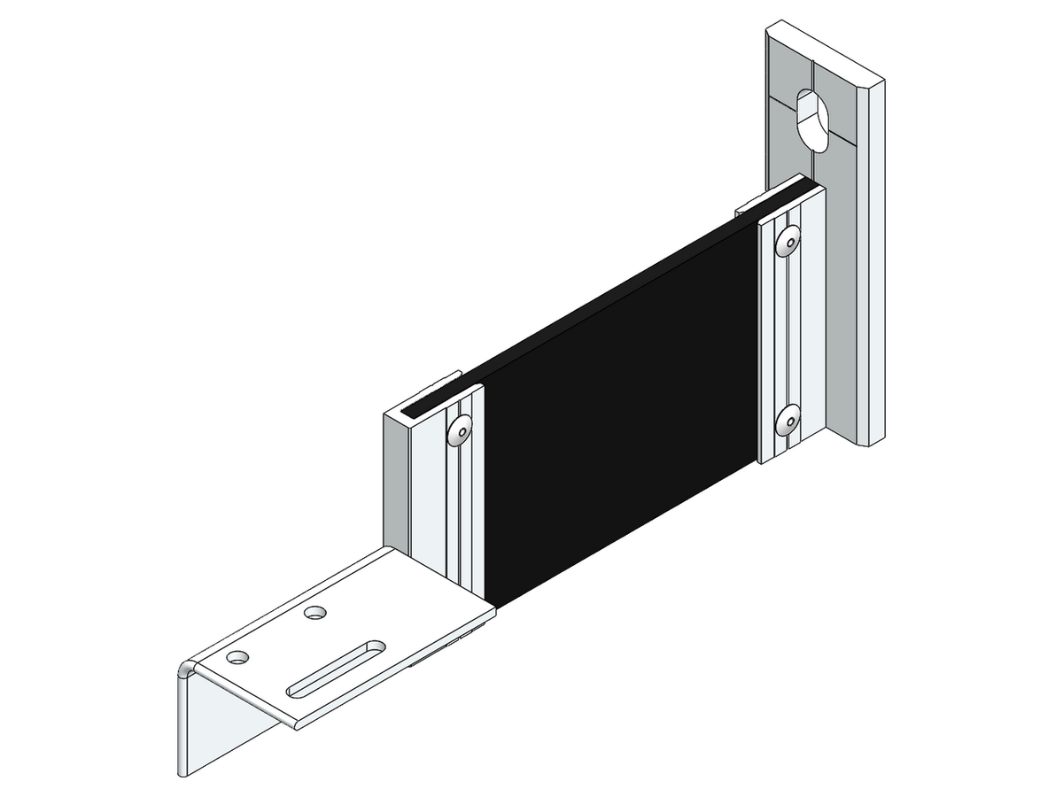 Fassaden Montagezubehör Ecolite® Thermo H-Konsole Au-80-1LL-o